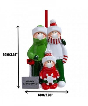 2020 Personalized Christmas Ornaments Family Christmas Decorating Set DIY Creative Xmas Gift with Facemask Hand Sanitizer Orn...