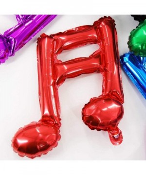 12Pcs Black Red Music Note Foil Balloons Music Theme Party Decorations Music Birthday Decorations Rock Star Birthday Decorati...