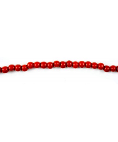 Red Bead Christmas Garland 10 Feet - C918O8M36LI $14.19 Garlands