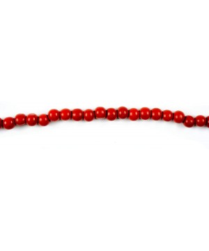 Red Bead Christmas Garland 10 Feet - C918O8M36LI $14.19 Garlands