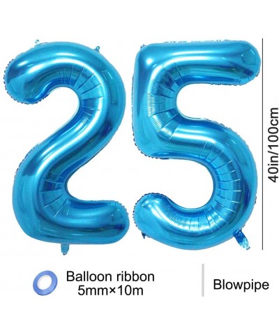 2pcs 40 Inch Number Balloon Foil Balloon Number 25 Jumbo Giant Balloon Prom Balloon Mylar Huge Number Balloon for Birthday Pa...