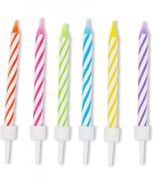 Letter A Birthday Cake Candles Set with Holders (96 Pack) - CD18SXGZ8CY $6.23 Cake Decorating Supplies