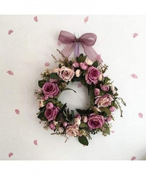 Artificial Handmade Wreaths for Front Door Flowers Arrangements Wedding Table Centerpieces Wreath Garland Blooming 12.5" Inch...