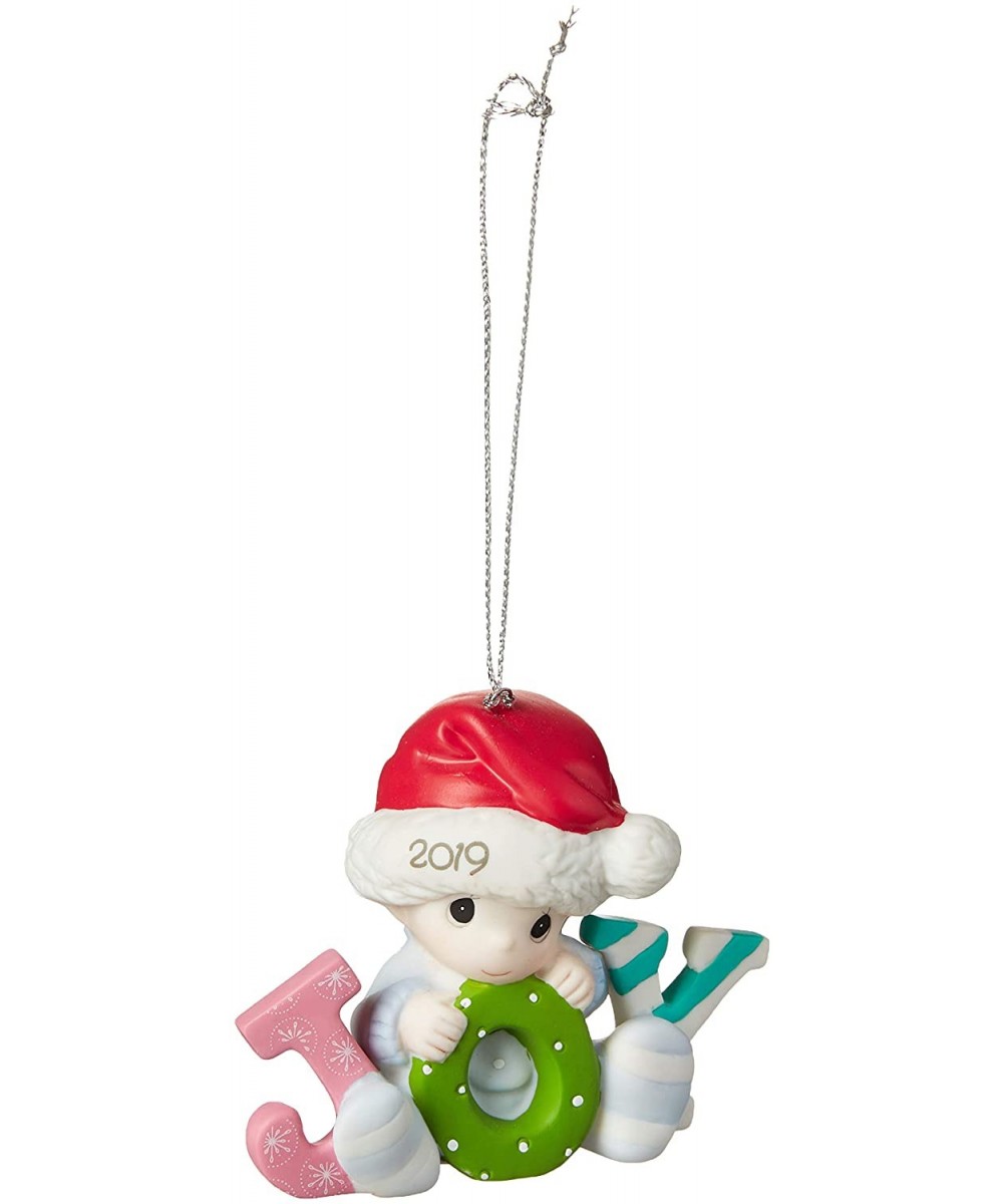 Baby's First Christmas 2019 Dated Bisque Porcelain Boy 191006 Ornament- One Size- Multi - C418O5TYU7I $22.78 Ornaments