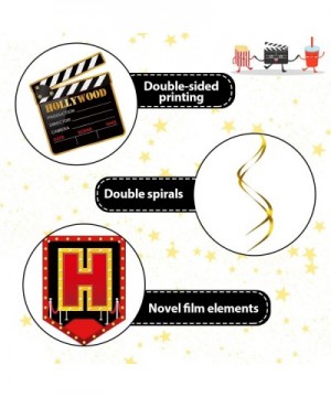 45 Pieces Movie Night Decorations Hollywood Party Decorations Kit Now Showing Banner Hanging Swirls Hollywood Movie Theater T...