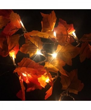 Fall Decor -Fall Garland-Thanksgiving Decor-Christmas Decor Lighted Fall Wreath Halloween String Lights [ 8.2 Feet &20 Lights...