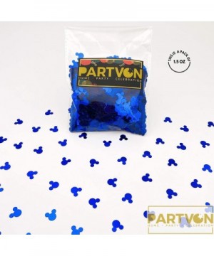 Mini Mouse Table Confetti - Baby Boy One Birthday Party Mouse Theme Party Supplies 1.5Oz Blue - Blue Mouse - CJ1906YOTQD $7.2...