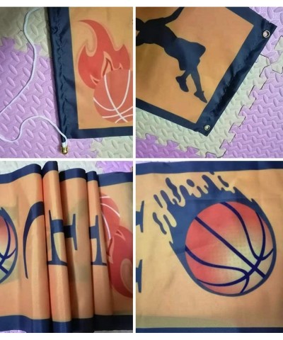 Basketball Party Decorations Porch Sign Hanging Backdrop Banner - Basketball Sport Birthday Party Supplies Photo Booth Prop W...