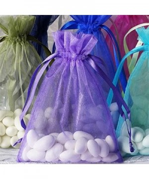 50 pcs 5x7-Inch White Organza Drawstring Bags - Wedding Party Favors Jewelry Pouch Candy Gift Bags - White - C912MXYAXIO $12....