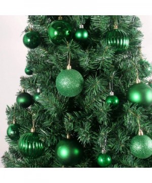 18Pcs Christmas Balls Ornaments for Xmas Tree - Shatterproof Christmas Tree Decorations Large Hanging Ball Green 2.5" x 18 Pa...