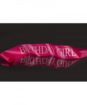 Birthday Girl Sash Pink and Tiara Glitter"Birthday Girl" Sash and Crown for Women Happy Birthday Princess Party Supplies Favo...