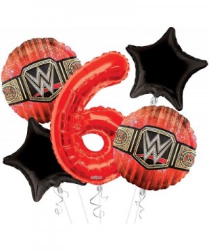 WWE Happy Birthday Foil Balloon Bouquet 5 pc S04 - Balloon Collection - C018SCG4K3M $9.59 Balloons