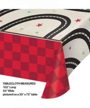 Vintage Race Car Paper Tablecloths- 3 ct - C5194X2ZAWA $20.24 Party Tableware