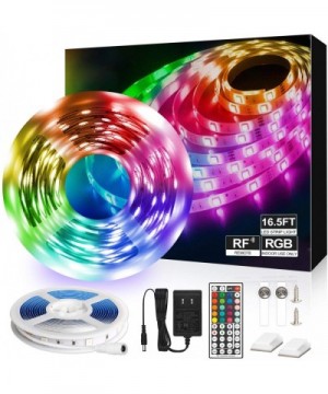 LED Strip Lights 16.4ft LED Light Strip RGB 5050 LED Tape Lights Color Changing LED Strip Lights with RF Remote Led Lights fo...