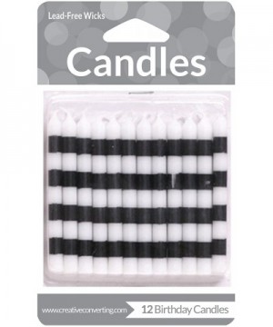 Birthday Cake Candle- 3.25"- Multicolored - C3115YOS6YB $7.30 Cake Decorating Supplies