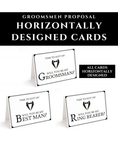 14 Asking Groomsmen Cards Set- Groomsmen Proposal Cards- Will You Be My Groomsman Cards- Suit Up Groomsman Card- 14 Cards Wit...