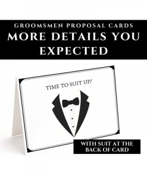 14 Asking Groomsmen Cards Set- Groomsmen Proposal Cards- Will You Be My Groomsman Cards- Suit Up Groomsman Card- 14 Cards Wit...