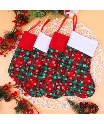 12 Pack Christmas Mini Stockings Small Christmas Fireplace Hanging Stockings Decoration Stockings for Xmas Decoration - Color...