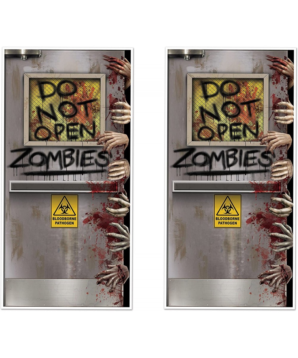 zombie door cover- Multicolored - C7189XZETRG $12.92 Party Packs