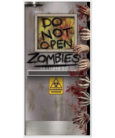 zombie door cover- Multicolored - C7189XZETRG $12.92 Party Packs