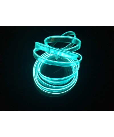 El Wire 3m/9ft Led Flexible Soft Tube Wire Lights Neon Glowing Car Rope Strip Light Xmas Decor DC 12V for Car Offer 360 Degre...