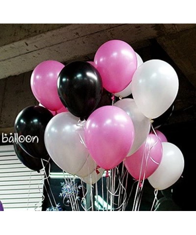 Peace&Joy 12" Latex Balloons 100 Pack (Black) - Black - CF12MXR88TN $6.59 Balloons