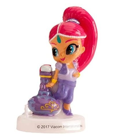 Shimmer and Shine Candle 3D Figurine- Blue - CI18DR5AOOQ $8.32 Cake Decorating Supplies