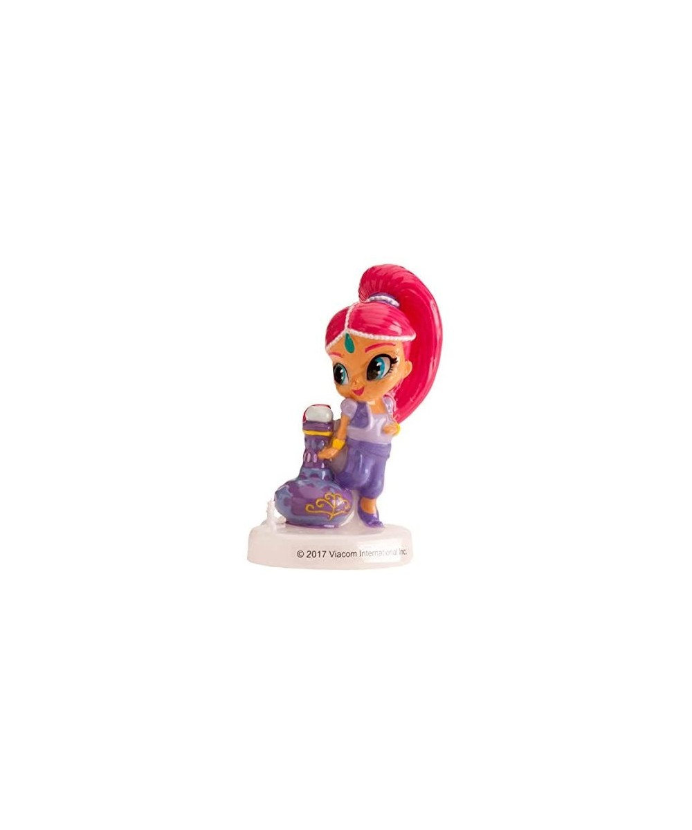 Shimmer and Shine Candle 3D Figurine- Blue - CI18DR5AOOQ $8.32 Cake Decorating Supplies