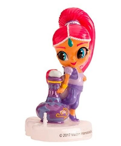 Shimmer and Shine Candle 3D Figurine- Blue - CI18DR5AOOQ $8.32 Cake Decorating Supplies