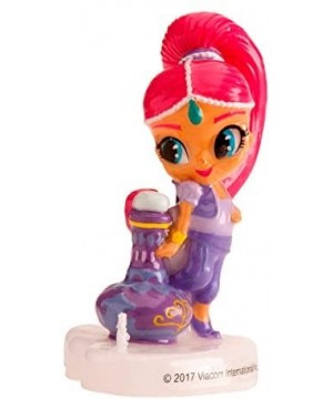 Shimmer and Shine Candle 3D Figurine- Blue - CI18DR5AOOQ $8.32 Cake Decorating Supplies