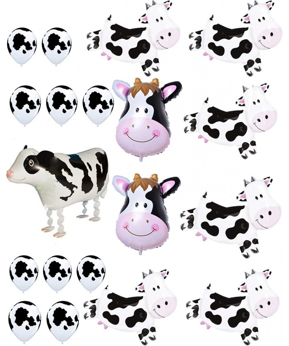 Cow Balloons Party-Farm Animal Cow Theme Birthday Party Supplies Birthday BBQ Party Decorations. - CM18Q6M0CL4 $6.90 Balloons