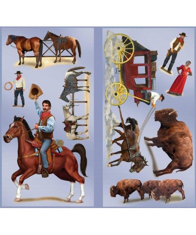 Printed Wild West Character Props- 13" to 4' 4"- 9 Pieces In Package - CP111XT151R $9.05 Favors