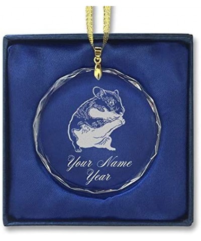 Christmas Ornament- Hamster- Personalized Engraving Included (Round Shape) - CS18Q79IN4H $16.69 Ornaments