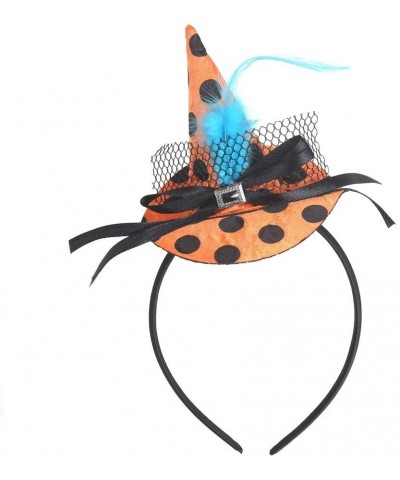 Halloween Cute Headband with Mini Witch Hat- Hair Hoop for Party Decoration- Haunted House Props- Prank- Prop- Gardens- Child...