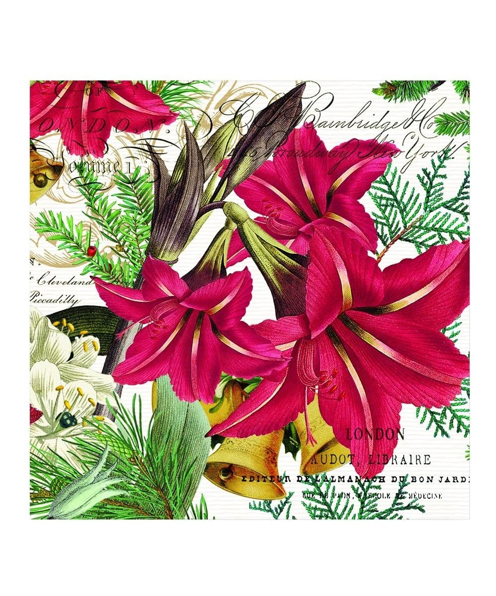 3-Ply Paper Cocktail Napkins- Joyous Christmas- 20-Pack - CP11O6KT51R $10.40 Tableware