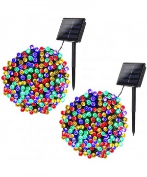 2 Pack Solar Christmas Lights 72ft 200 LED 8 Modes Solar String Lights Waterproof Solar Fairy Lights for Garden- Patio- Fence...