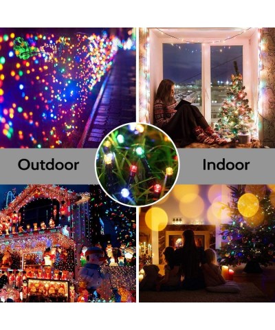 2 Pack Solar Christmas Lights 72ft 200 LED 8 Modes Solar String Lights Waterproof Solar Fairy Lights for Garden- Patio- Fence...