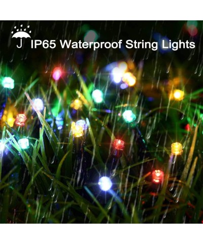 2 Pack Solar Christmas Lights 72ft 200 LED 8 Modes Solar String Lights Waterproof Solar Fairy Lights for Garden- Patio- Fence...