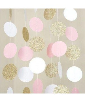 Premium Baby Shower Decorations for Girls Kit- Pink Gold Champagne Rose Party Supplies- Sequin Table Runner- Lanterns- It's A...