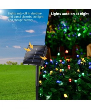 2 Pack Solar Christmas Lights 72ft 200 LED 8 Modes Solar String Lights Waterproof Solar Fairy Lights for Garden- Patio- Fence...