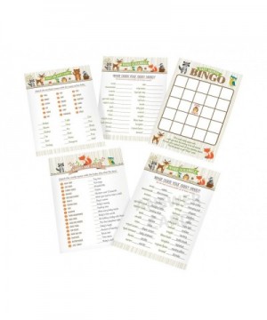 Woodland Baby Shower Game Cards- Neutral- 5" x 7 - CO12NSN06RE $9.52 Guestbooks