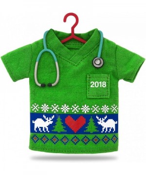 Christmas Ornament 2018 Year Dated- Happy Holiday Scrubs - CI1803ES6EW $7.14 Ornaments