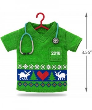 Christmas Ornament 2018 Year Dated- Happy Holiday Scrubs - CI1803ES6EW $7.14 Ornaments