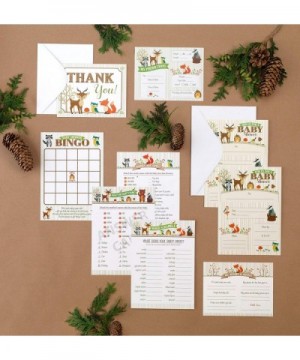 Woodland Baby Shower Game Cards- Neutral- 5" x 7 - CO12NSN06RE $9.52 Guestbooks