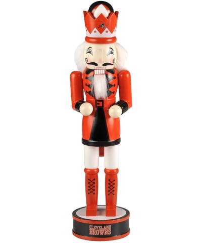 NFL Cleveland Browns Team Logo 14" Holiday NutcrackerTeam Logo 14" Holiday Nutcracker- Version 2- One Size - CF12N7EO8IX $21....