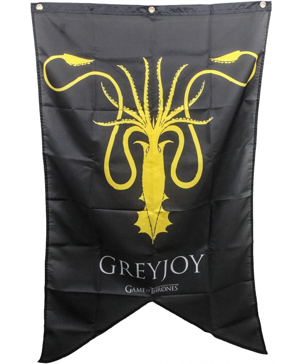 Game of Thrones House Sigil Wall Banner (30" by 50") (House Greyjoy) - House Greyjoy - C011N32QQHF $5.48 Banners & Garlands