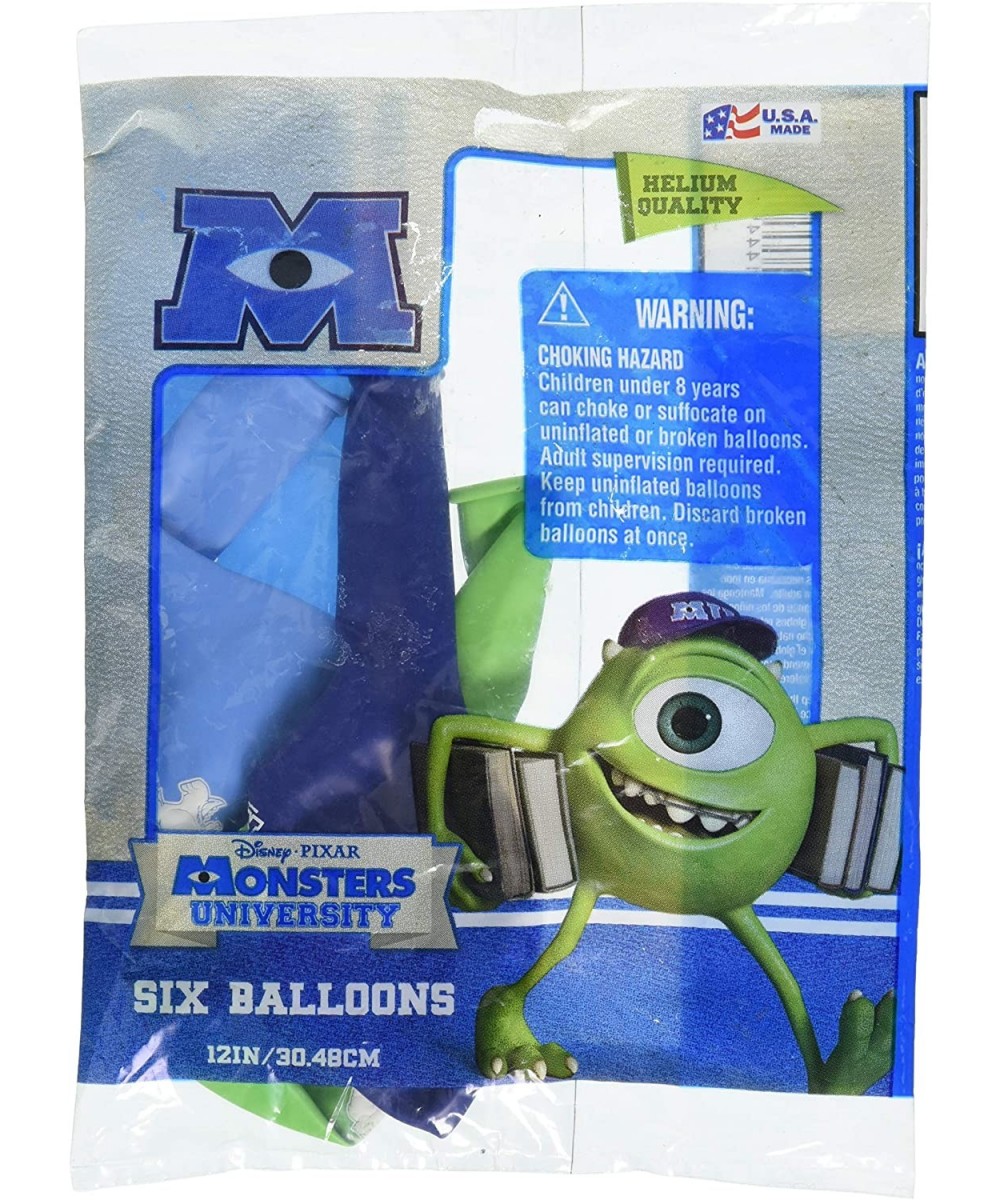 Monsters University 6 Count 12" Latex Balloons- Assorted - CT11DP68JFB $7.71 Balloons