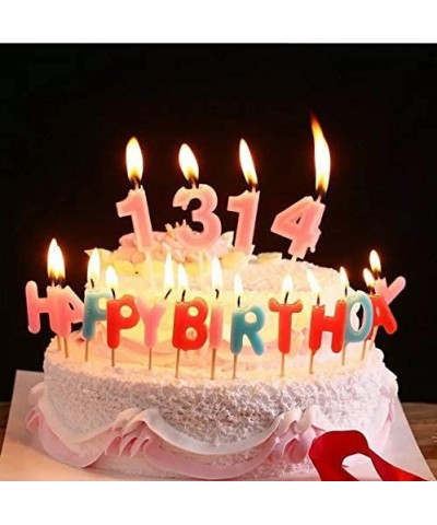 2.76" Large Extended XXL Multi-Color Happy Birthday Long Numbers Candles Cake Topper Decoration for Adults/Kids Party Wedding...