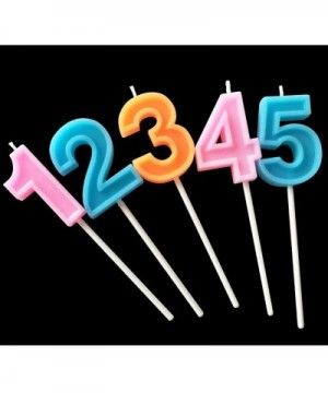 2.76" Large Extended XXL Multi-Color Happy Birthday Long Numbers Candles Cake Topper Decoration for Adults/Kids Party Wedding...