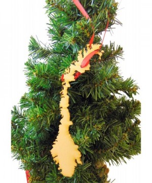 Norway Wooden Christmas Ornament Wood Norwegian Decoration Made in The USA - C318GL0YARZ $13.07 Ornaments